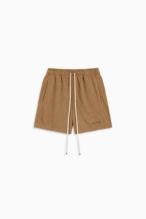 Loop Terry Standard Sweatshort - Camel